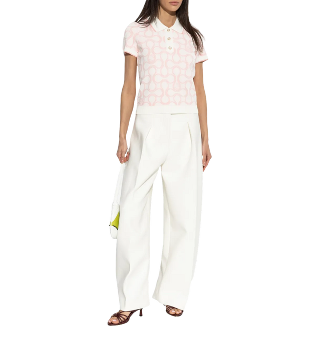 Optic Drop Gemustertes Poloshirt
