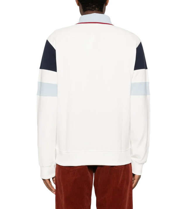 Langarm-Poloshirt mit Stickerei