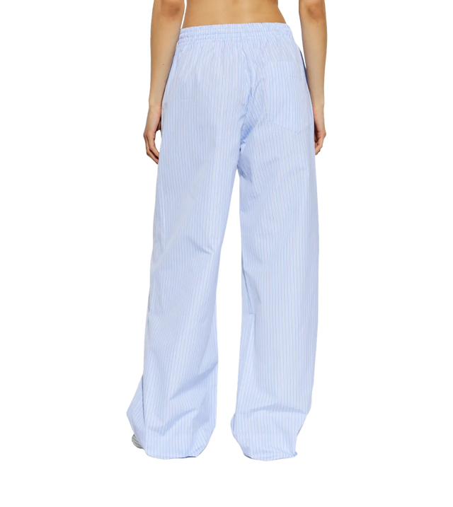 Gestreifte Wide-Leg-Hose