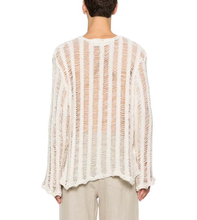 Aetas Strickpullover mit Lochstruktur