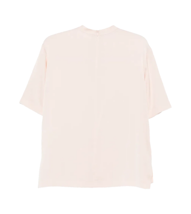 Mock Neck T-Shirt aus Kaschmir