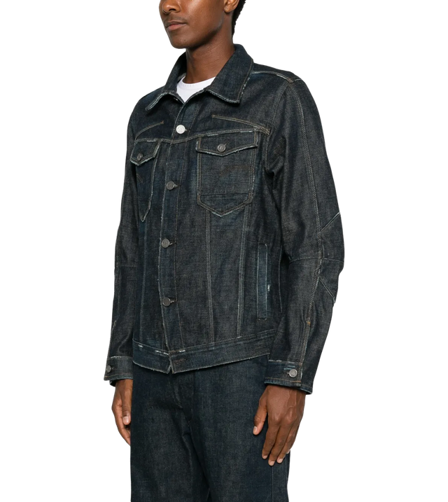 Selvedge Trucker Denimjacke