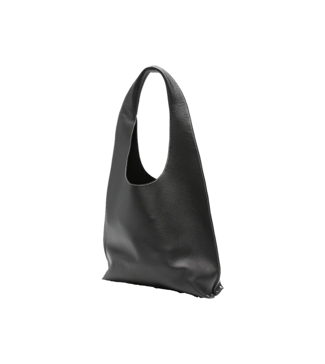 Le Neige Schultertasche aus genarbtem Leder