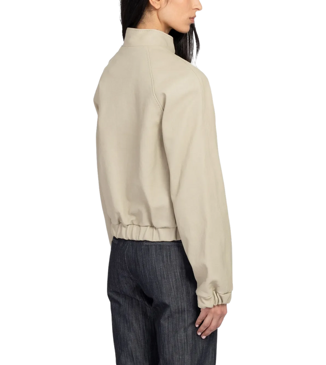 Raim Lederjacke mit elastischem Bund