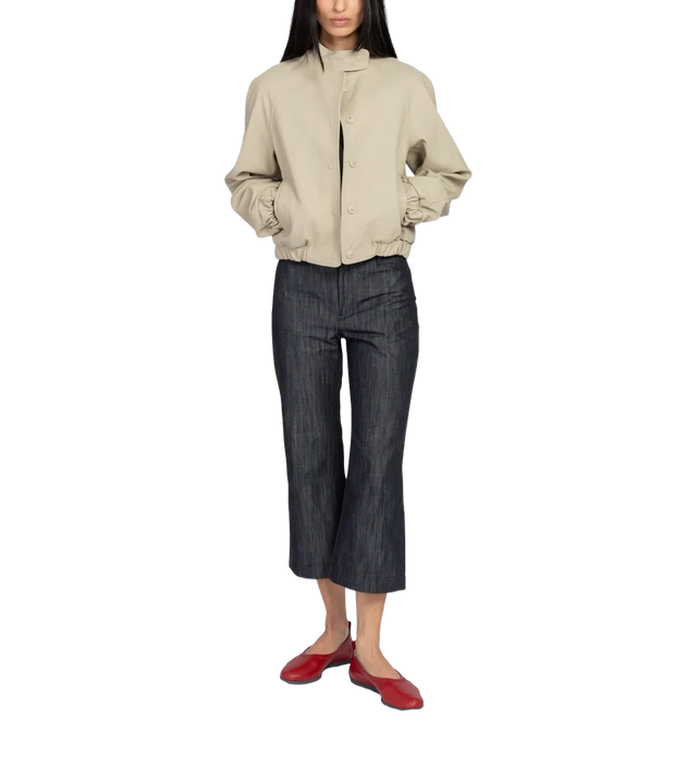 Raim Lederjacke mit elastischem Bund