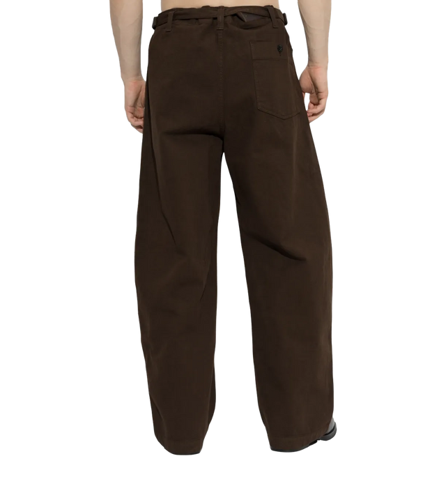 Oversized Workwear-Hose aus schwerem Twill