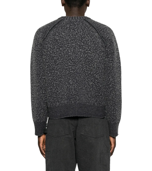 Cardigan mit Reißverschluss und Rippstrick-Saum