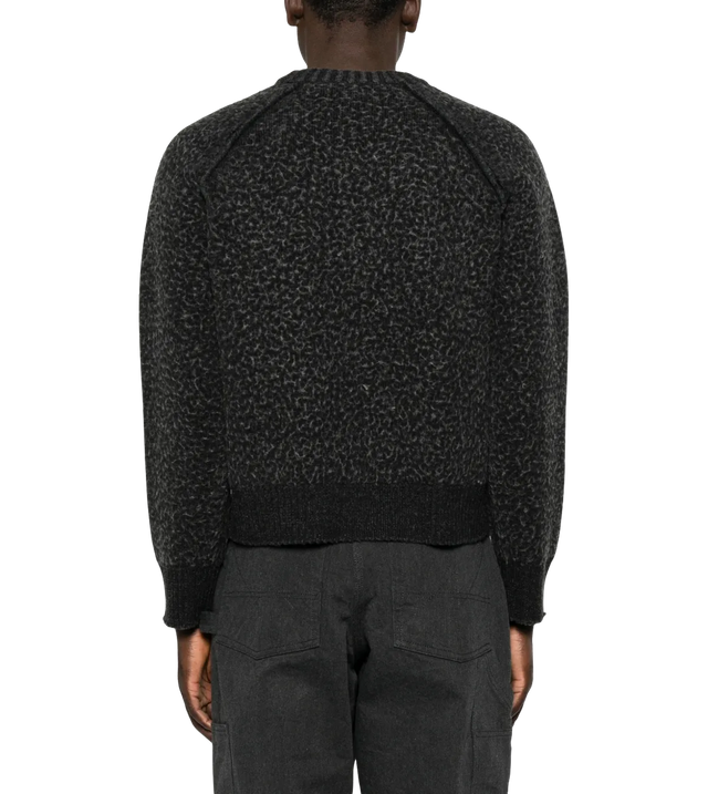 Cardigan mit Reißverschluss und Rippstrick-Saum