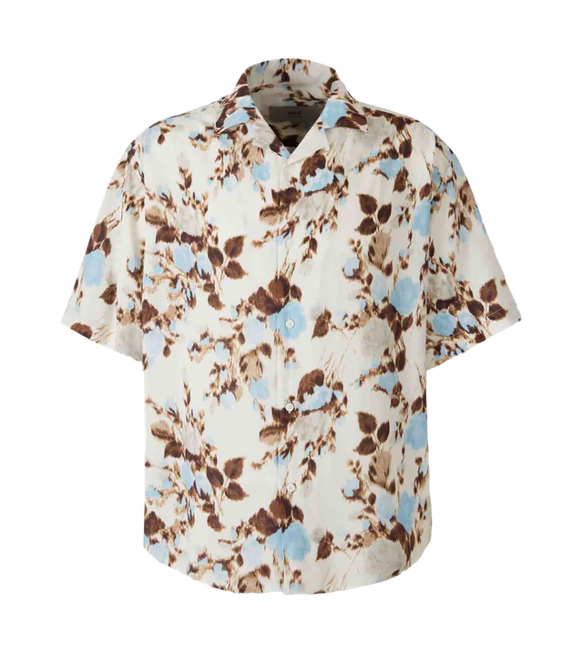 Cuban-Hemd mit Blumenprint
