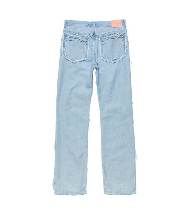 Ausgefranste Jeans mit Used-Look