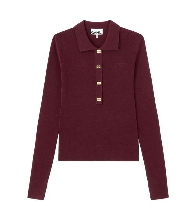 Gestricktes Polohemd