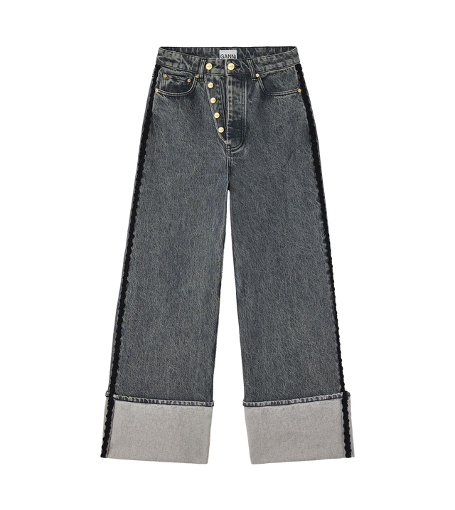 Jeans mit weitem Bein