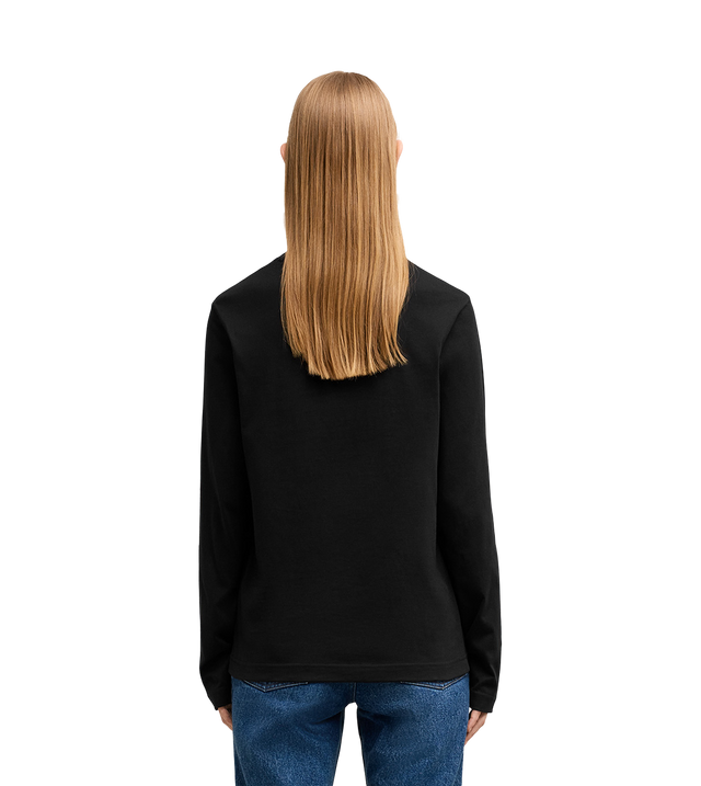 Long-sleeved shirt with red Ami De Coeur logo