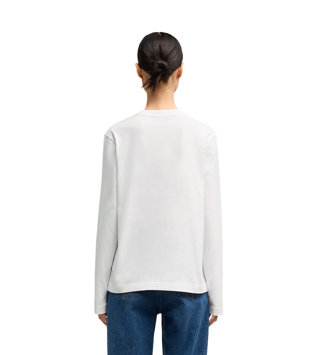 Long-sleeved shirt with red Ami De Coeur logo