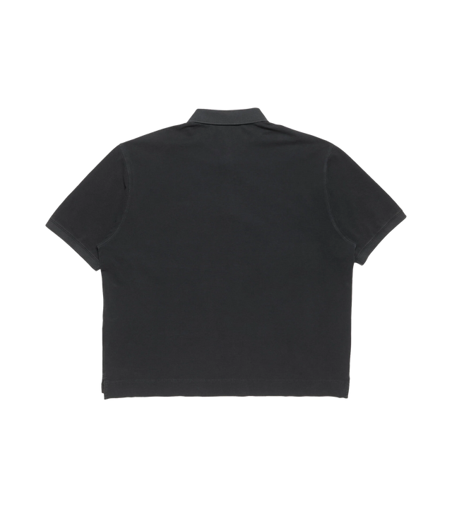 Verwaschenes Polo-Shirt mit Logo