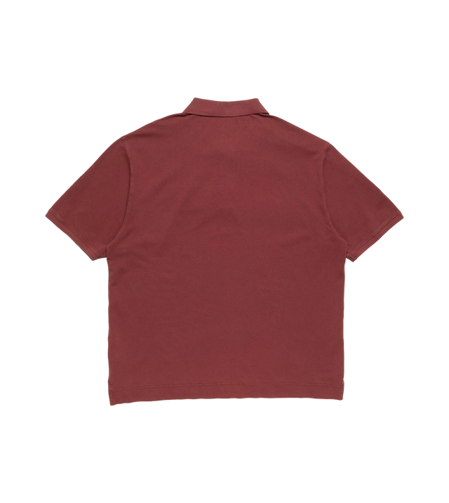 Verwaschenes Polo-Shirt mit Logo