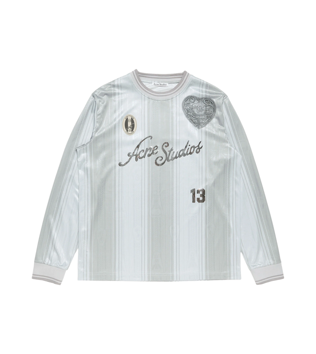 Jersey Top mit Logo-Print