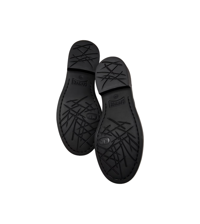 Schwarzer Lederschuh Dean für Damen