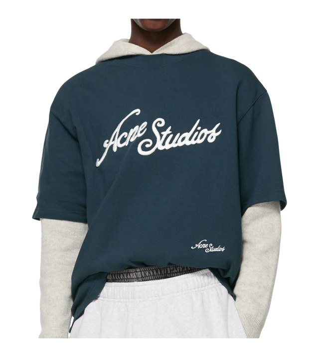 T-Shirt mit Logo-Stick