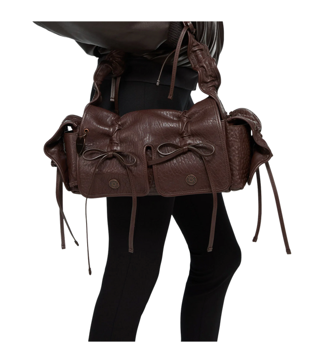 Schultertasche mit Fächern