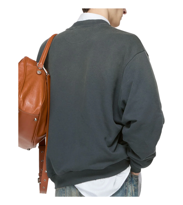 Zip-Jacke mit Logo-Print