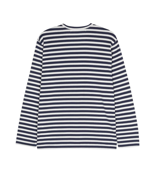 Gestreiftes Longsleeve mit Herz-Patch