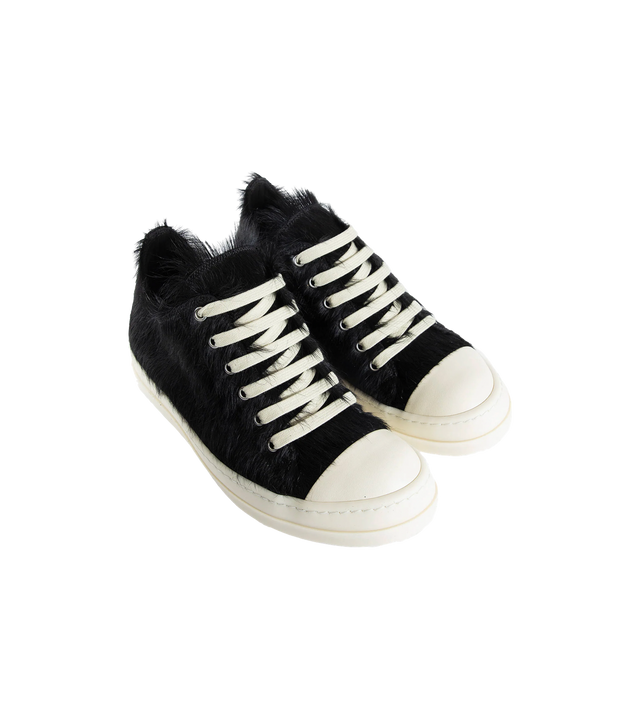 Low black Fur Sneaker