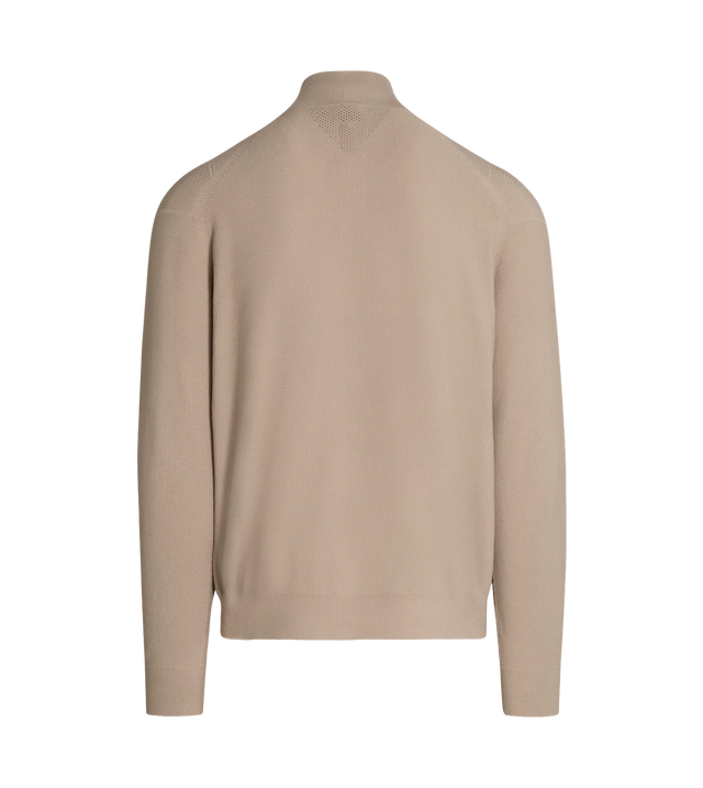 Frost Nahtloser Strickpullover mit halbem Reißverschluss