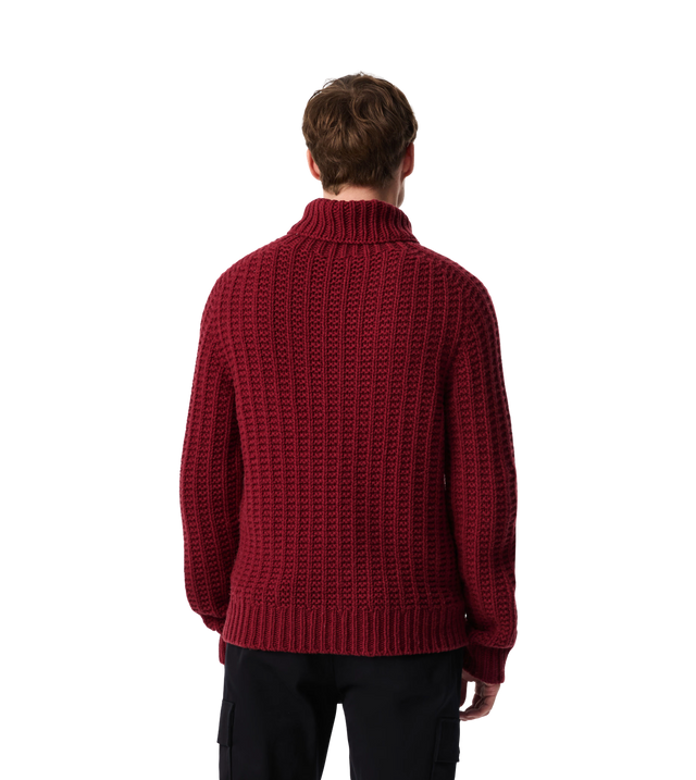 Finar Rollkragenpullover aus nahtlosem Grobstrick