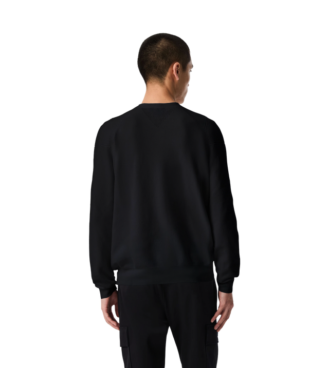 Fosop Rundhalspullover aus nahtlosem Funktionsstrick