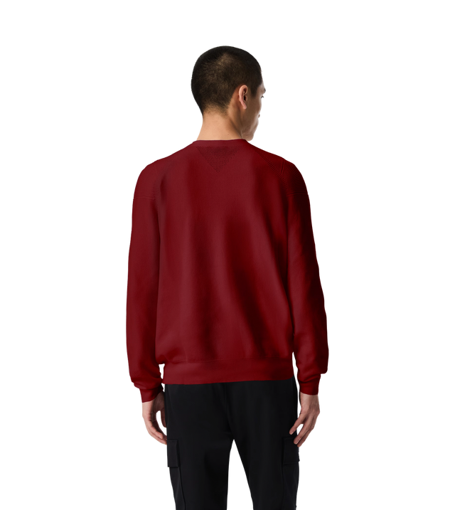 Fosop Rundhalspullover aus nahtlosem Funktionsstrick