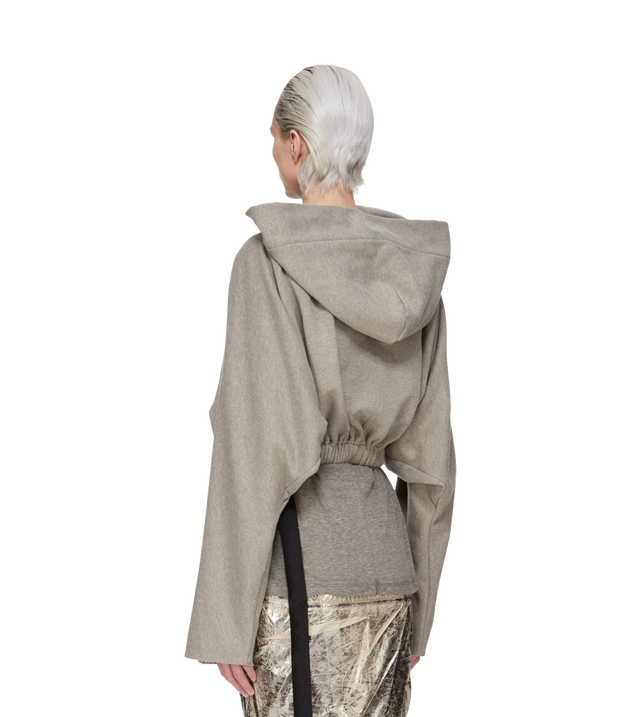 Knit cropped Kapuzen Pullover