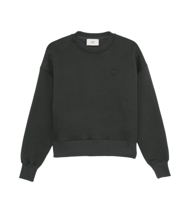 Ami De Coeur Fleece-Sweatshirt mit Logo-Stick