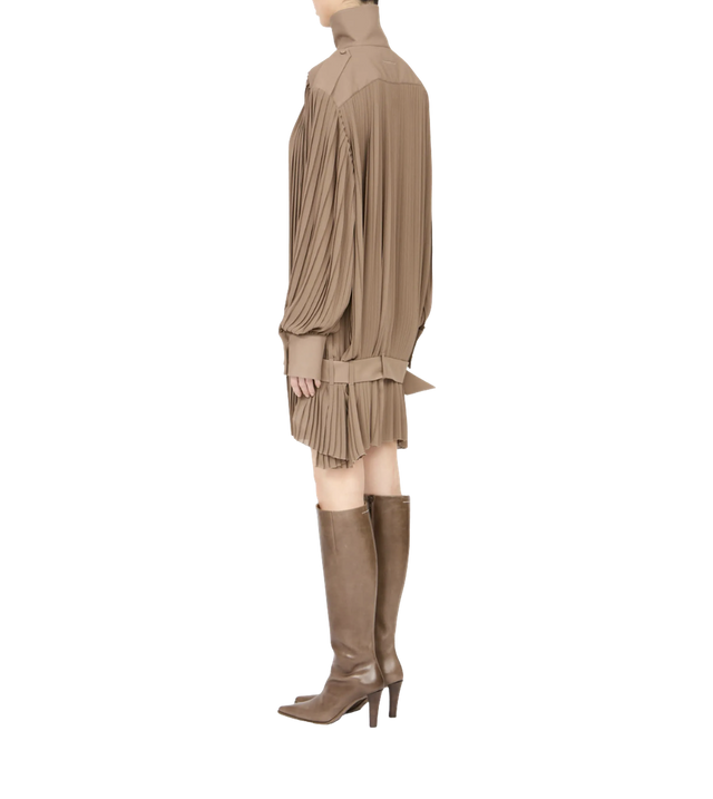 Kleid mit Stehkragen