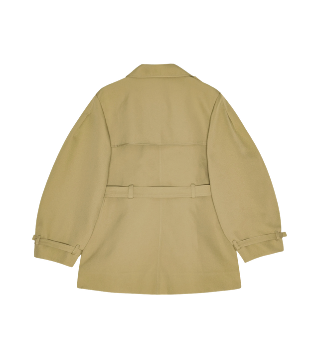 Trenchcoat mit Ballonärmeln