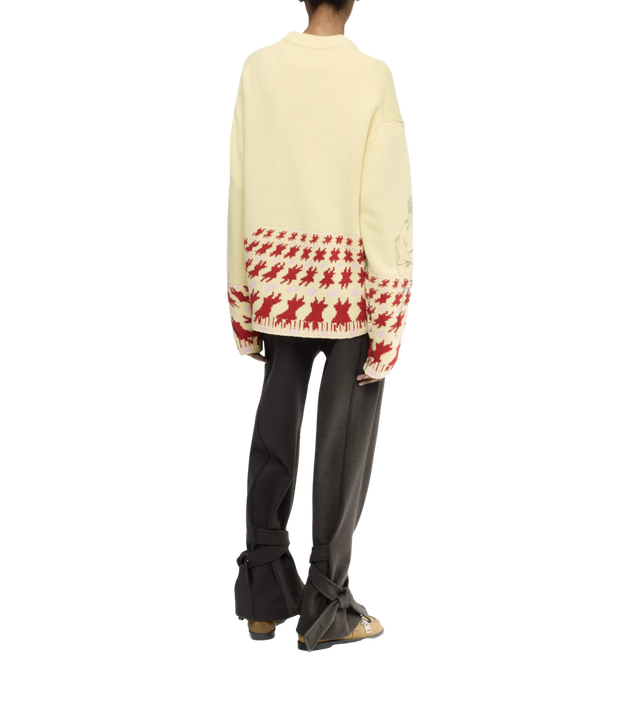 Pullover mit Intarsienmuster