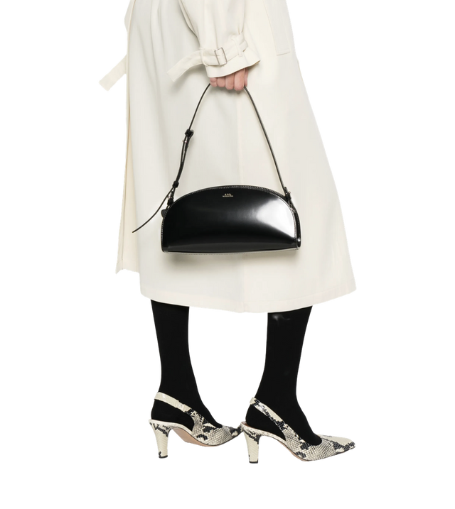 Kleine Demi-Lune Schultertasche