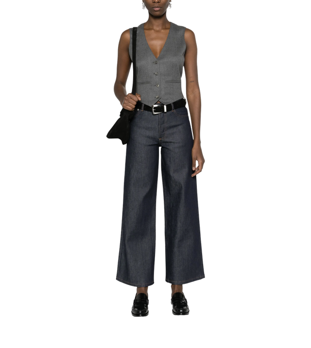 Gerade Elisabeth Jeans mit hohem Bund