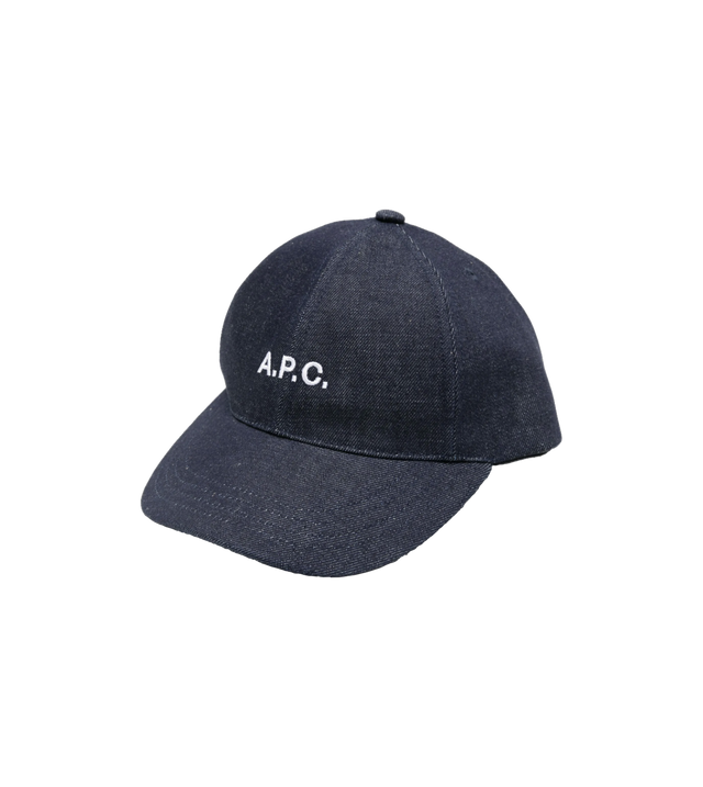 Jeans Casquette mit Logo-Stickerei