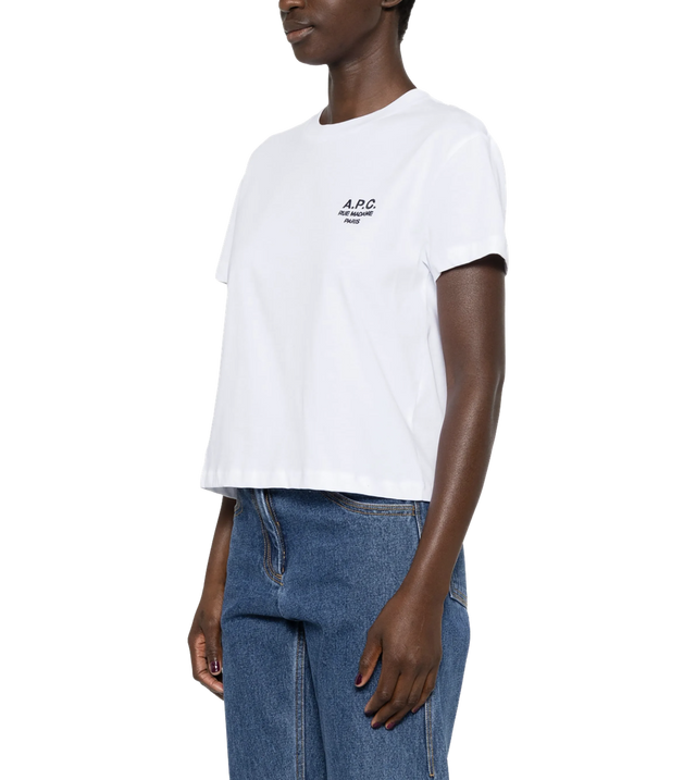 T-Shirt mit Logo-Stickerei