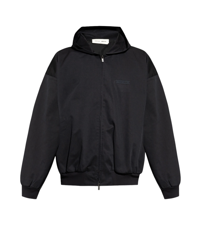 Hoodie Kapuzenjacke mit Logo-Patch