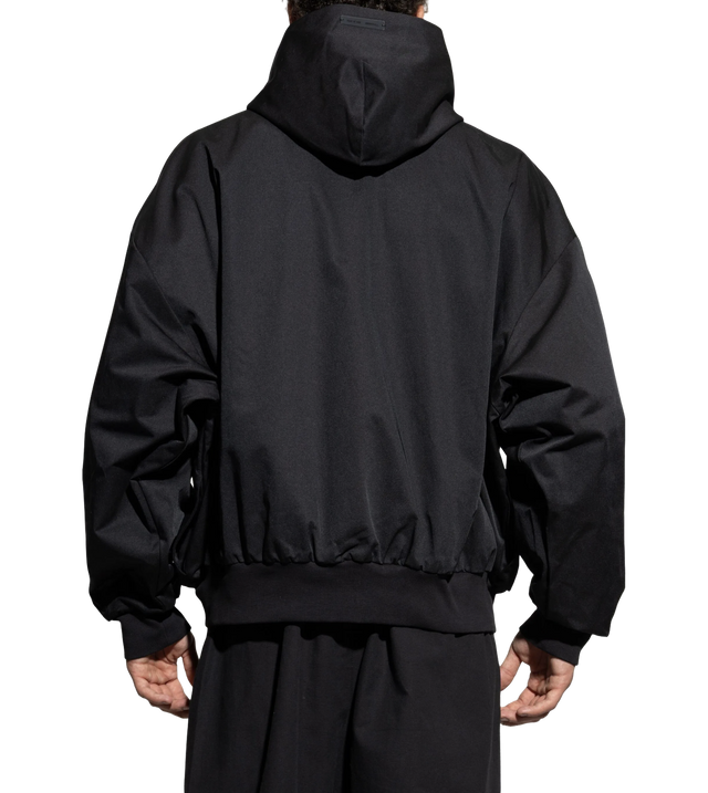 Hoodie Kapuzenjacke mit Logo-Patch