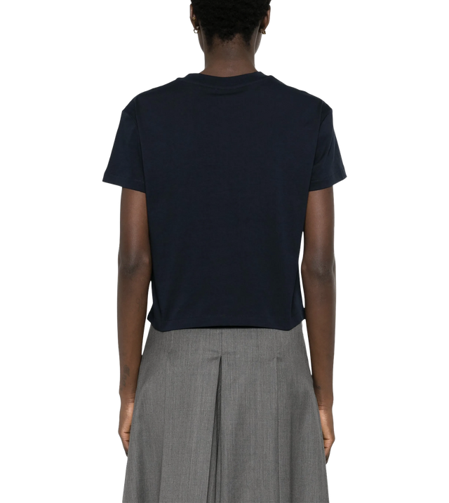 T-Shirt mit Logo-Stickerei