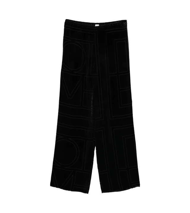 Monogram geometric-pattern PJ trousers