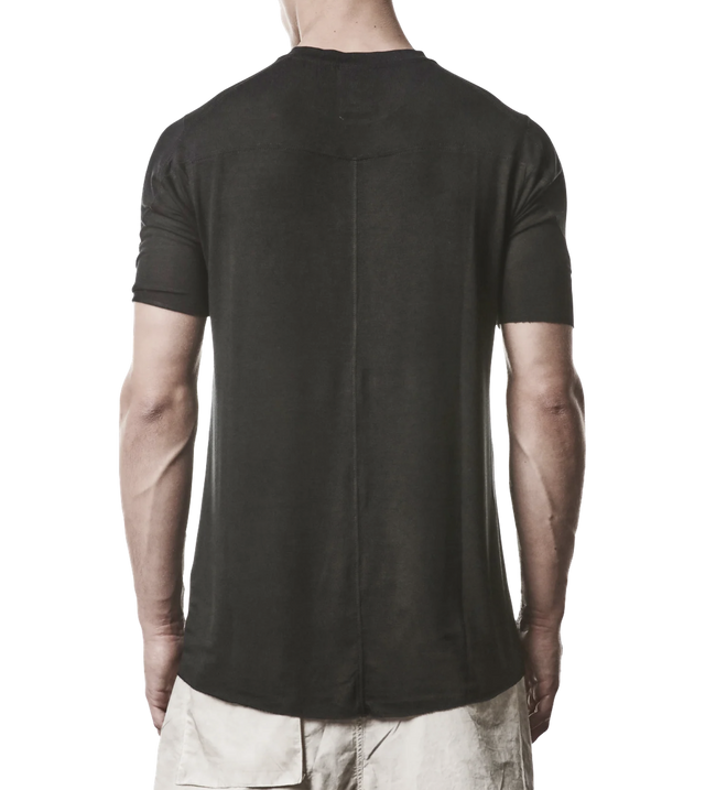 T-Shirt mit Raw-Cut Saum