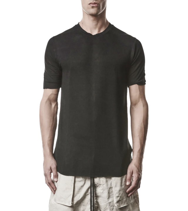 T-Shirt mit Raw-Cut Saum
