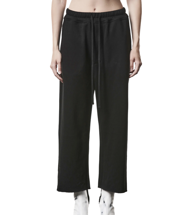 Gerade geschnittene Cropped-Sweathose