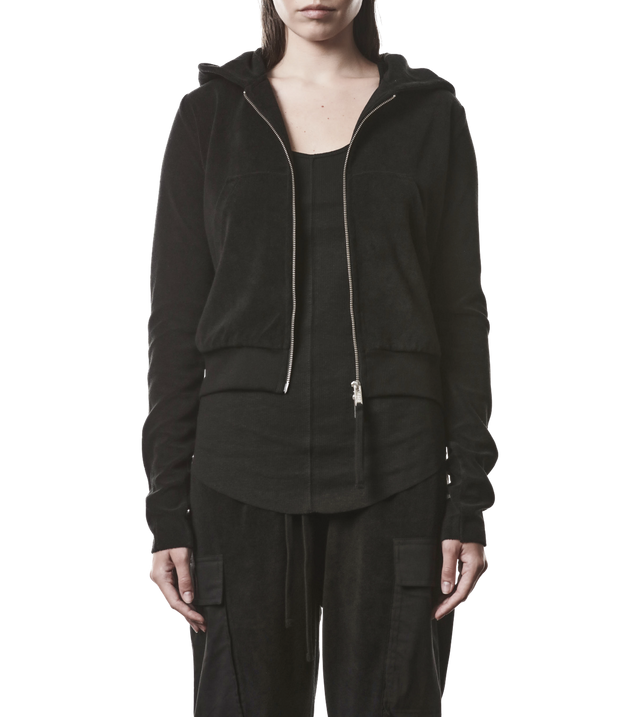 Cropped Kapuzenjacke