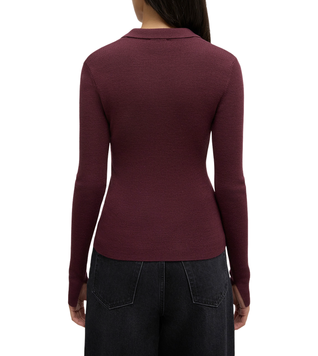 Gestricktes Polohemd