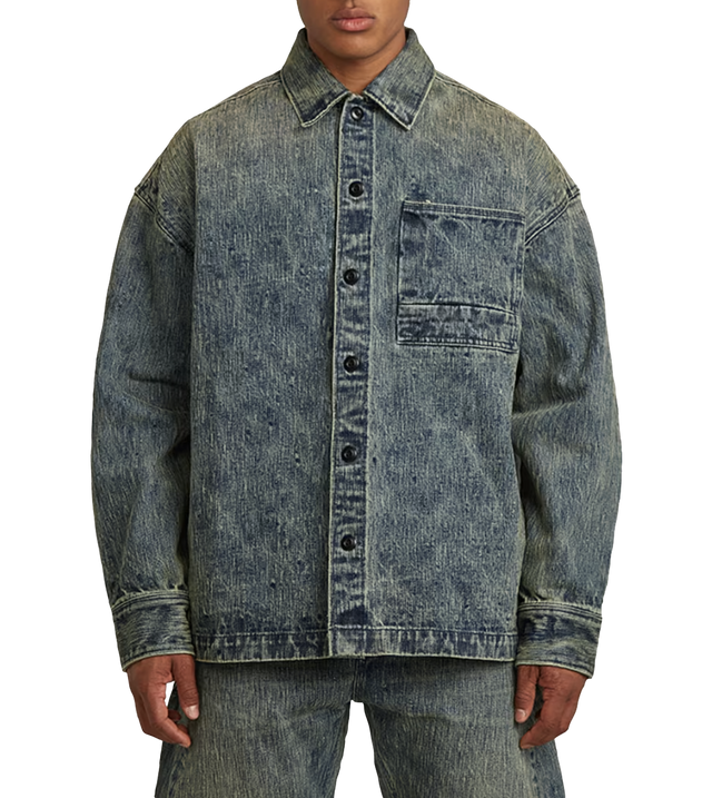 G-S022 Boxy Selvedge Hemd